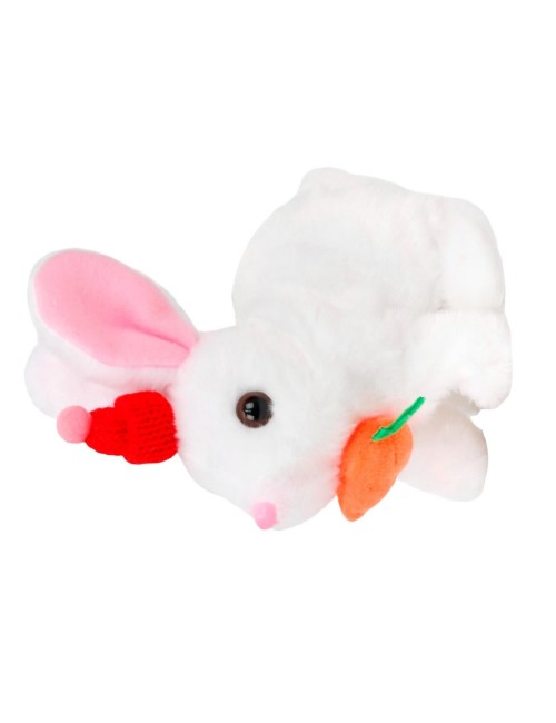 Robot Conejo Co Gorro + Zanahoria Mascota Sonido Movimiento