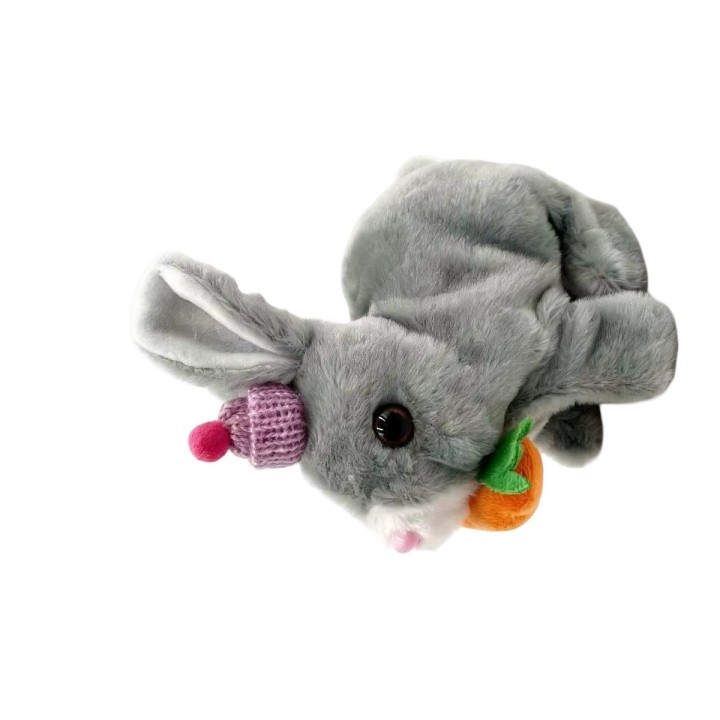 Robot Conejo Co Gorro + Zanahoria Mascota Sonido Movimiento