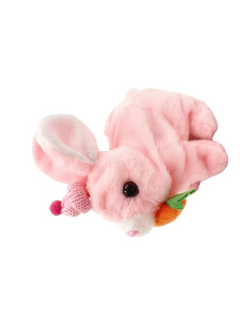 Robot Conejo Co Gorro + Zanahoria Mascota Sonido Movimiento