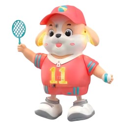 Perro Robot Jugador De Tenis Baile Juguete + Baterias