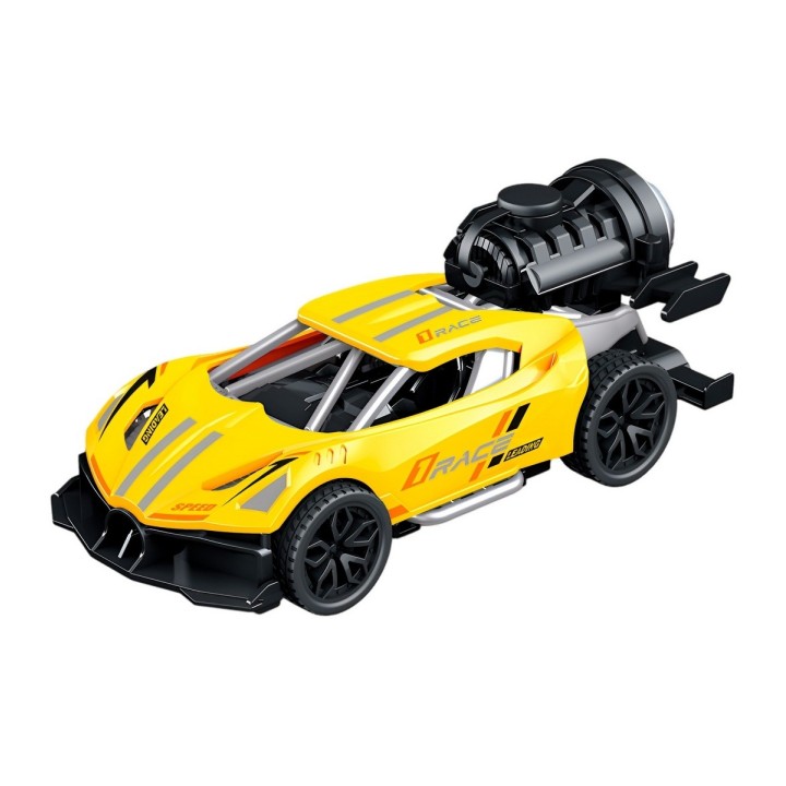 Carro Deportivo De Cuerda Racing Con Vapor Juguete Niños