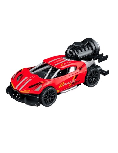 Carro Deportivo De Cuerda Racing Con Vapor Juguete Niños