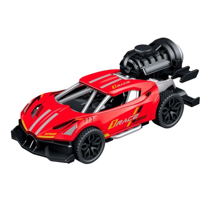 Carro Deportivo De Cuerda Racing Con Vapor Juguete Niños