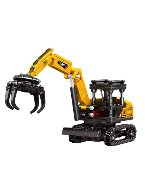 Figura Armable Armatodo Construccion Retroexcavadora Juguete