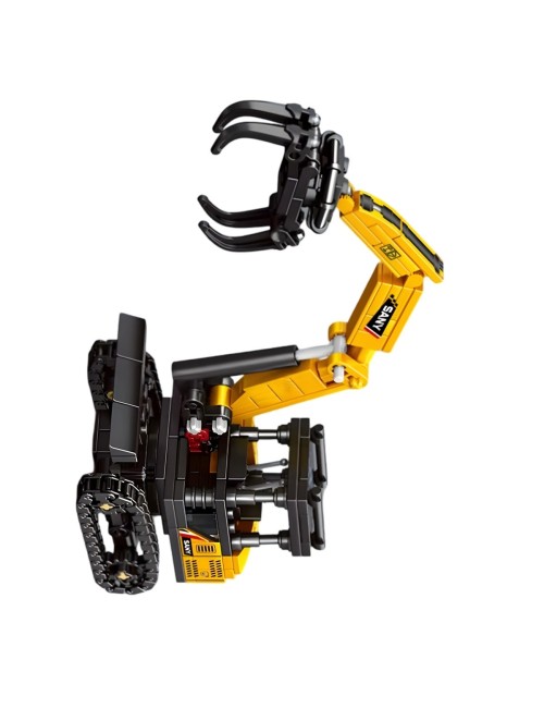 Figura Armable Armatodo Construccion Retroexcavadora Juguete