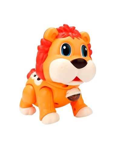 Robot Leon Juguete Movimiento Sonido Interactivo + Baterias