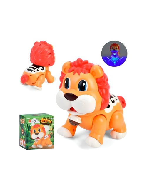 Robot Leon Juguete Movimiento Sonido Interactivo + Baterias