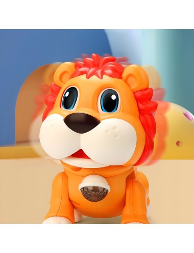 Robot Leon Juguete Movimiento Sonido Interactivo + Baterias