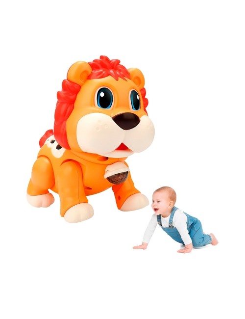 Robot Leon Juguete Movimiento Sonido Interactivo + Baterias