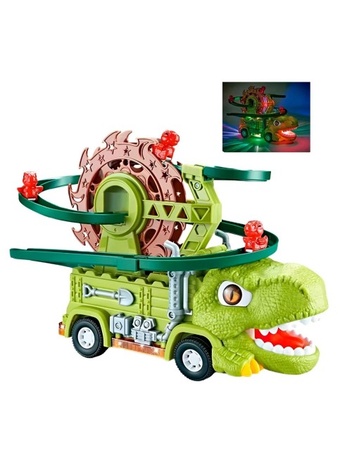 Pista Dinosaurio Rex Juguete Interactivo Mini Dinosaurios