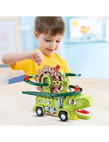 Pista Dinosaurio Rex Juguete Interactivo Mini Dinosaurios