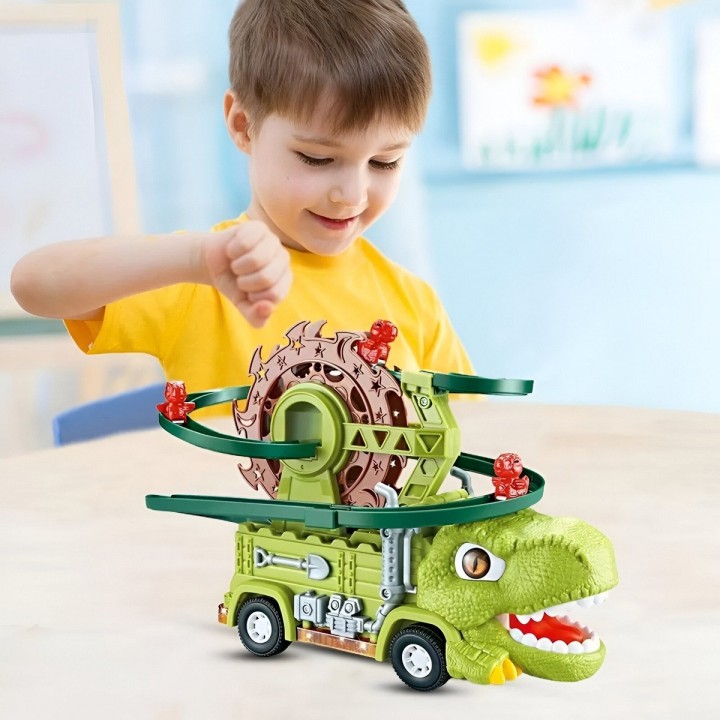 Pista Dinosaurio Rex Juguete Interactivo Mini Dinosaurios