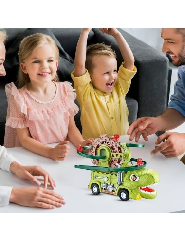 Pista Dinosaurio Rex Juguete Interactivo Mini Dinosaurios