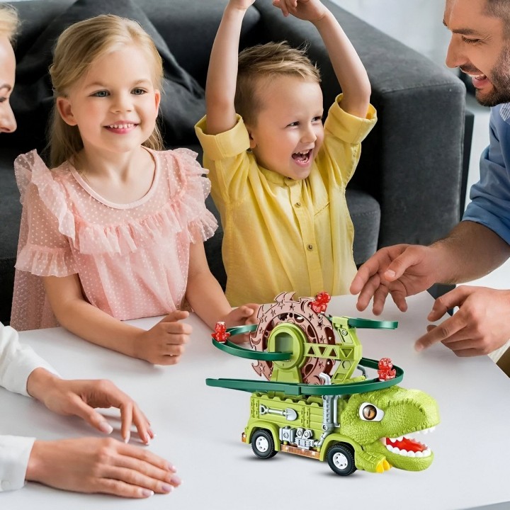 Pista Dinosaurio Rex Juguete Interactivo Mini Dinosaurios