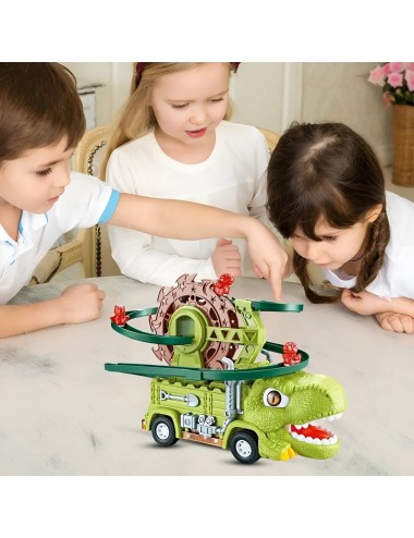 Pista Dinosaurio Rex Juguete Interactivo Mini Dinosaurios
