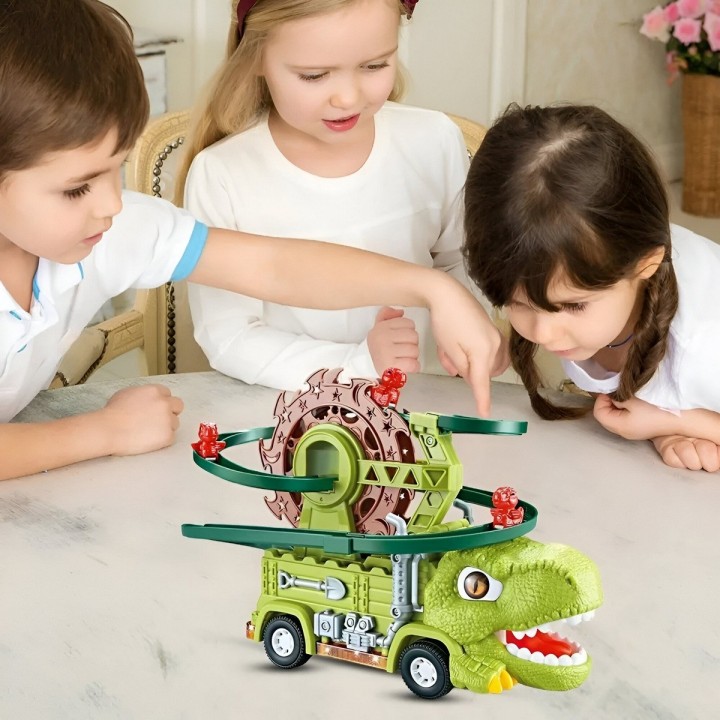 Pista Dinosaurio Rex Juguete Interactivo Mini Dinosaurios