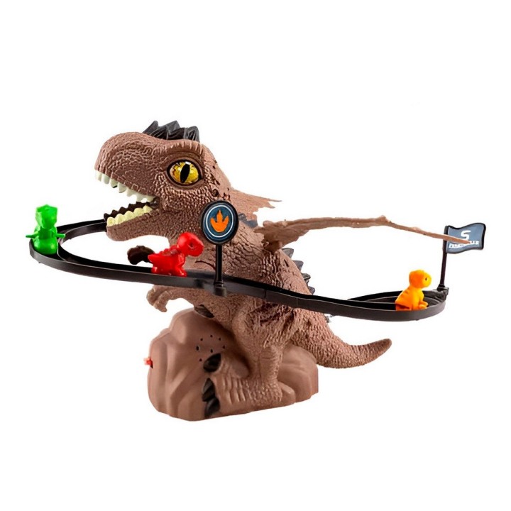 Pista Dinosaurios Juguete Interactivo Con Mini Dinosaurios