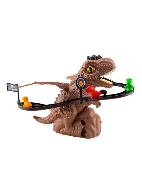 Pista Dinosaurios Juguete Interactivo Con Mini Dinosaurios
