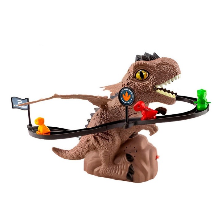 Pista Dinosaurios Juguete Interactivo Con Mini Dinosaurios