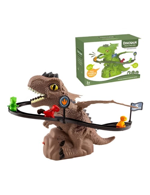 Pista Dinosaurios Juguete Interactivo Con Mini Dinosaurios