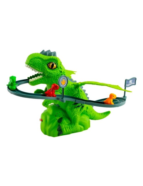 Pista Dinosaurios Juguete Interactivo Con Mini Dinosaurios