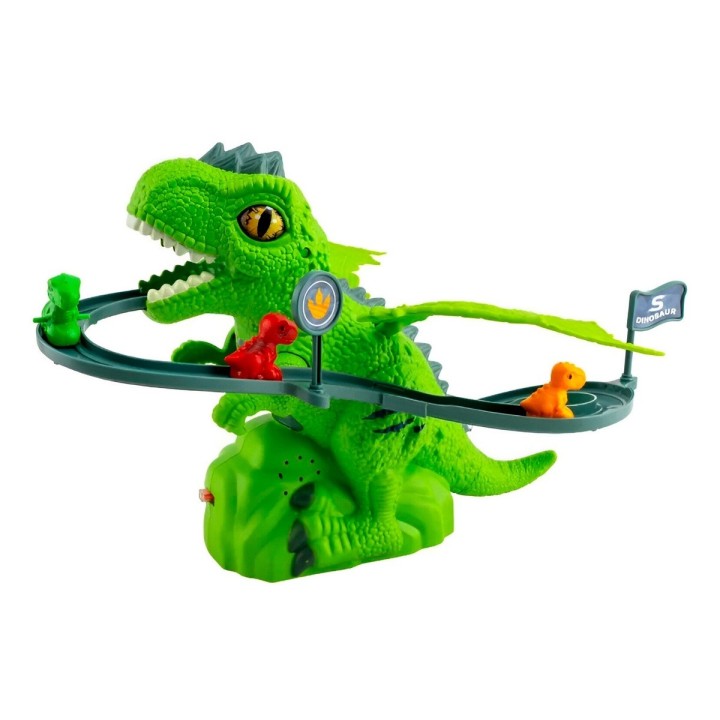 Pista Dinosaurios Juguete Interactivo Con Mini Dinosaurios