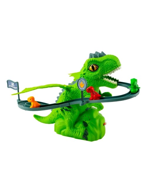 Pista Dinosaurios Juguete Interactivo Con Mini Dinosaurios