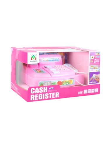 Caja Registradora De Juguete Niñas Con Accesorios + Baterias