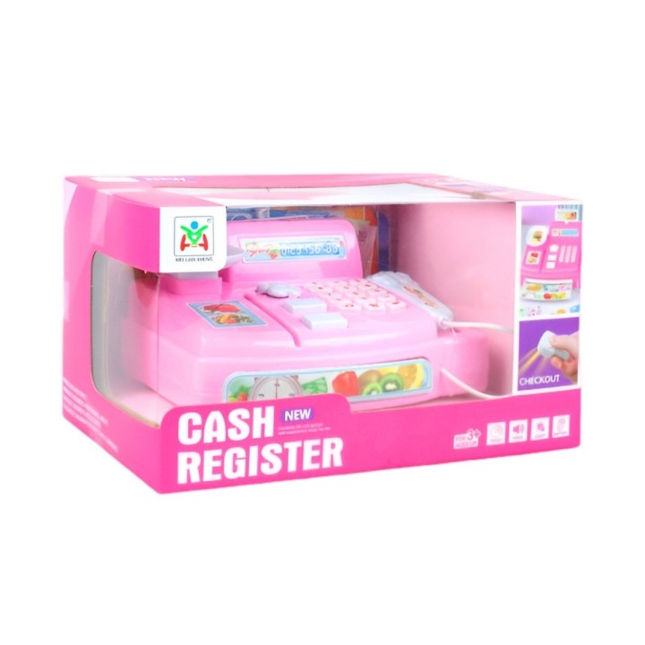 Caja Registradora De Juguete Niñas Con Accesorios + Baterias | Dayoshop