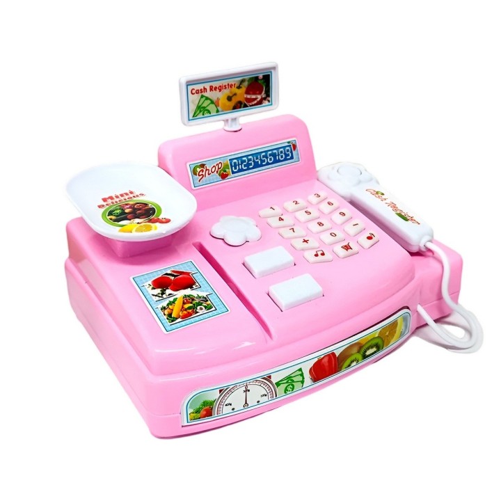 Caja Registradora De Juguete Niñas Con Accesorios + Baterias | Dayoshop