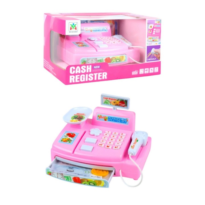 Caja Registradora De Juguete Niñas Con Accesorios + Baterias | Dayoshop