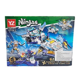 Bloques Y Figuras De Armar Ninja Nave Espacial Armatodo