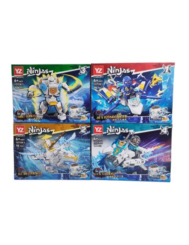 Bloques Y Figuras De Armar Ninja Nave Espacial Armatodo
