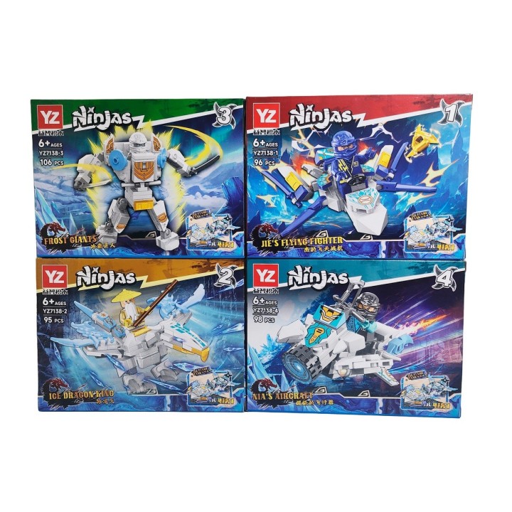 Bloques Y Figuras De Armar Ninja Nave Espacial Armatodo