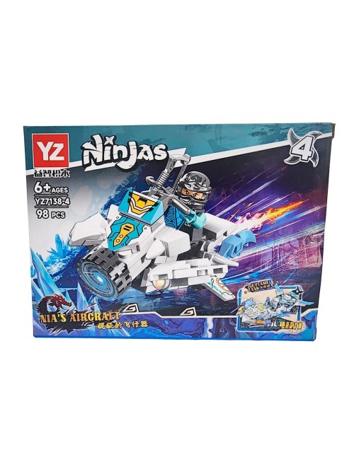Bloques Y Figuras De Armar Ninja Nave Espacial Armatodo