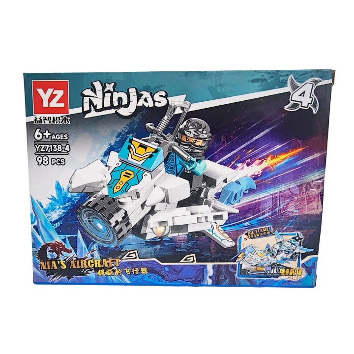 Bloques Y Figuras De Armar Ninja Nave Espacial Armatodo