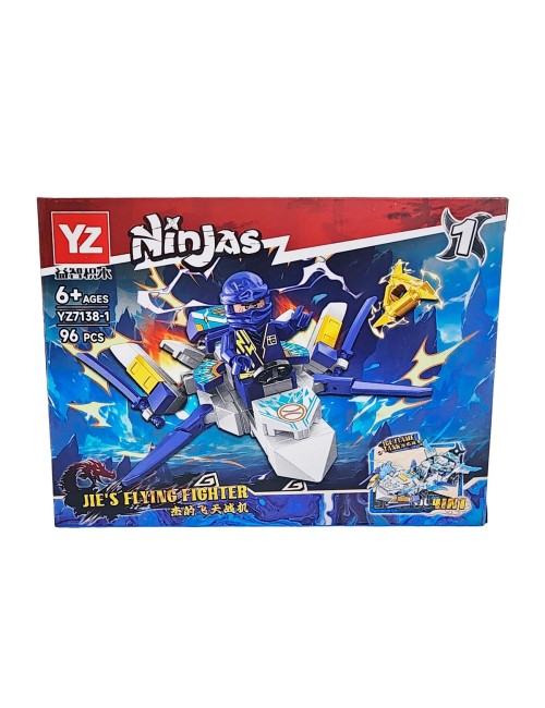 Bloques Y Figuras De Armar Ninja Nave Espacial Armatodo