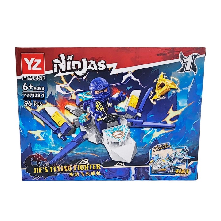 Bloques Y Figuras De Armar Ninja Nave Espacial Armatodo