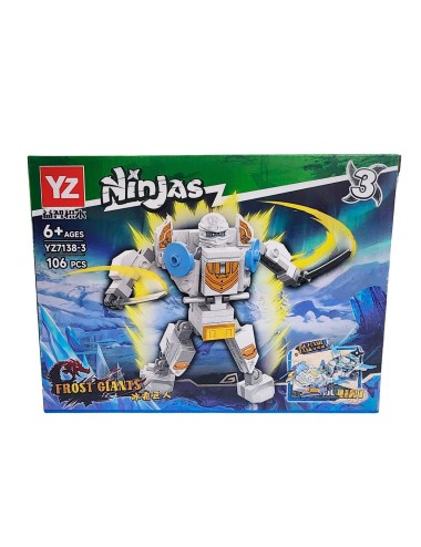 Bloques Y Figuras De Armar Ninja Nave Espacial Armatodo
