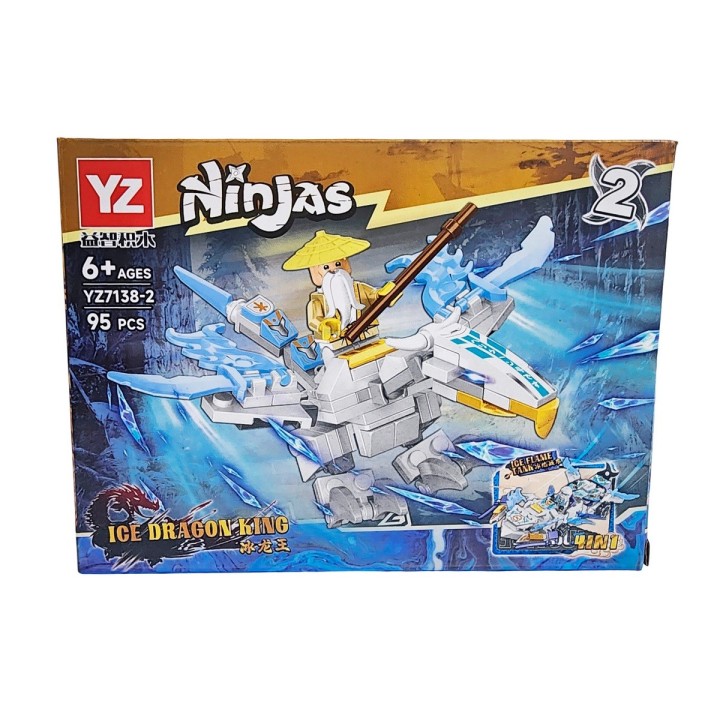 Bloques Y Figuras De Armar Ninja Nave Espacial Armatodo
