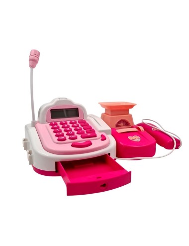 Caja Registradora Carrito De Compras Juguete + Baterias
