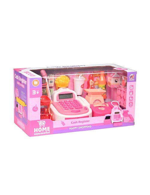 Caja Registradora Carrito De Compras Juguete + Baterias