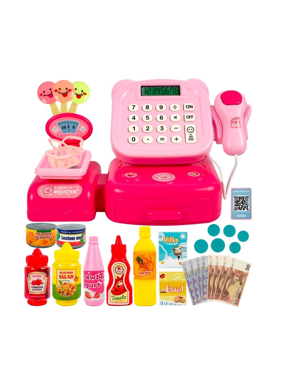 Caja Registradora Shopping Juguete Interactivo + Baterias