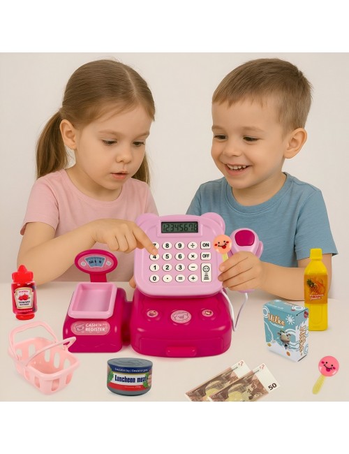 Caja Registradora Shopping Juguete Interactivo + Baterias