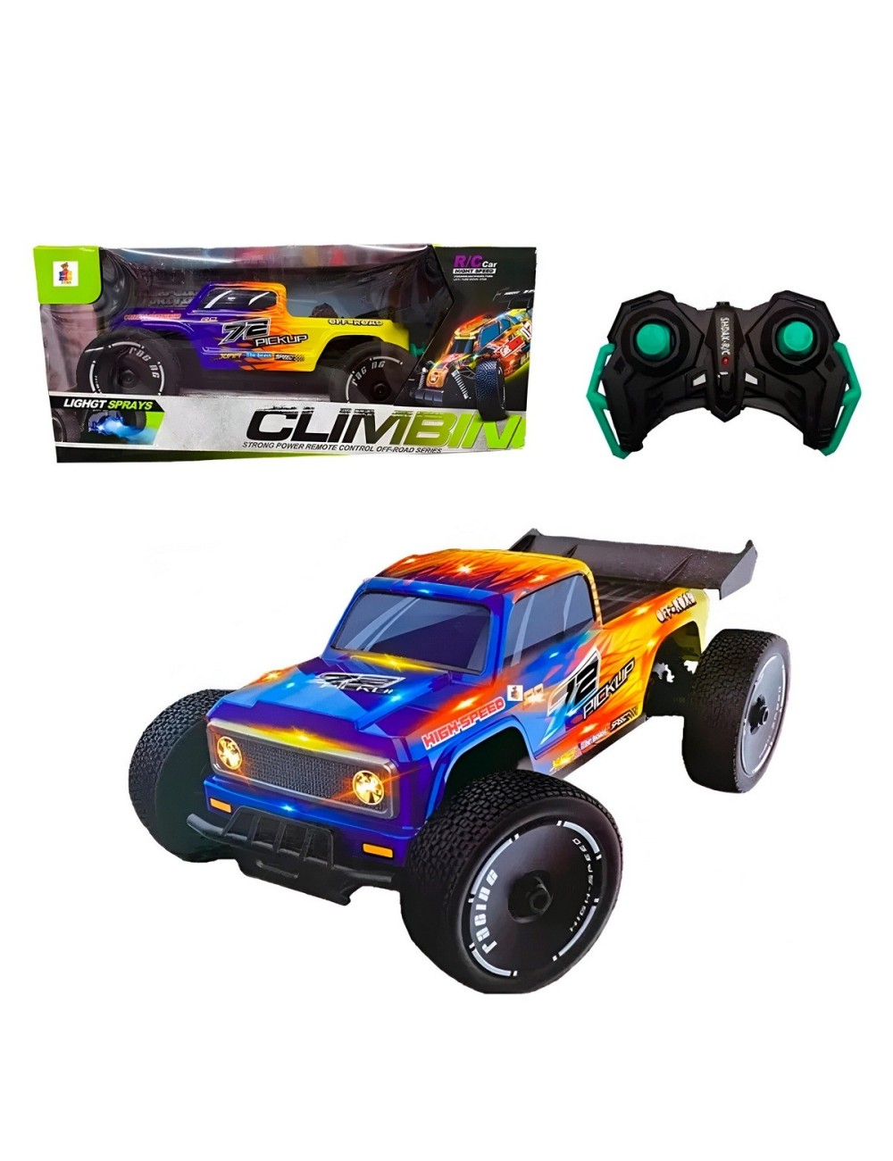 Camioneta Pickup Control Remoto Racer Recargable Juguete