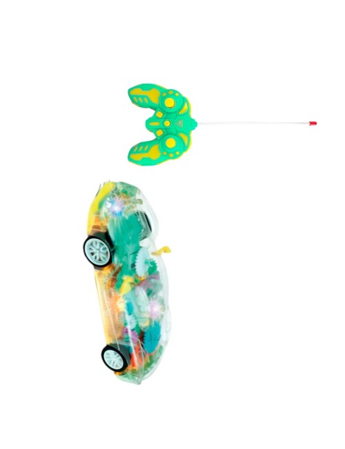 Carro Control Remoto Engranaja Recargable Luces Juguete