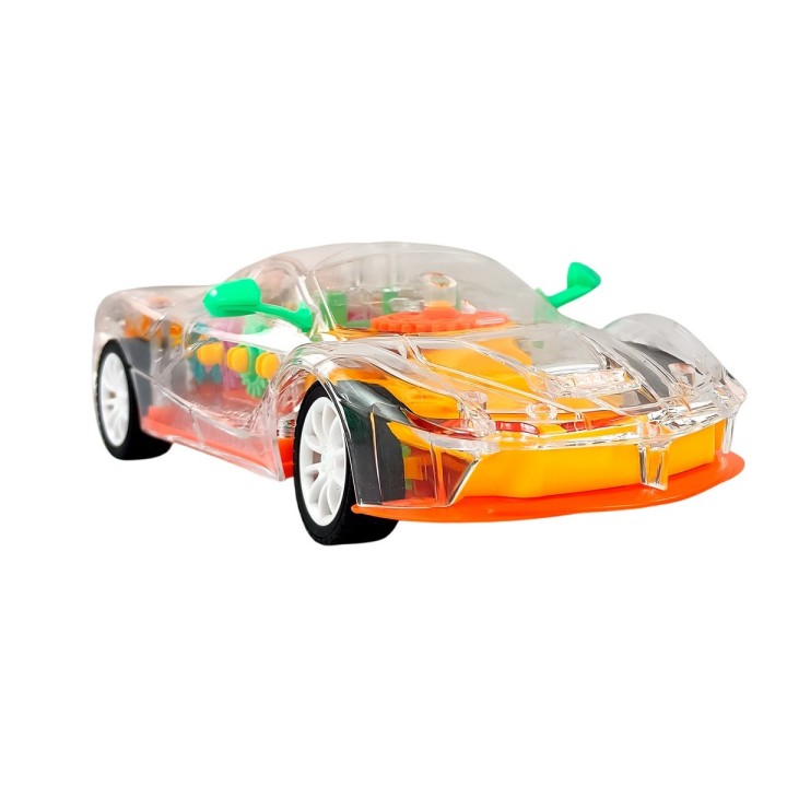 Carro Control Remoto Engranaja Recargable Luces Juguete