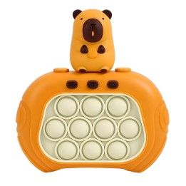 Juego De Memoria Luz Y Sonido Popit Push Capibara + Bateria