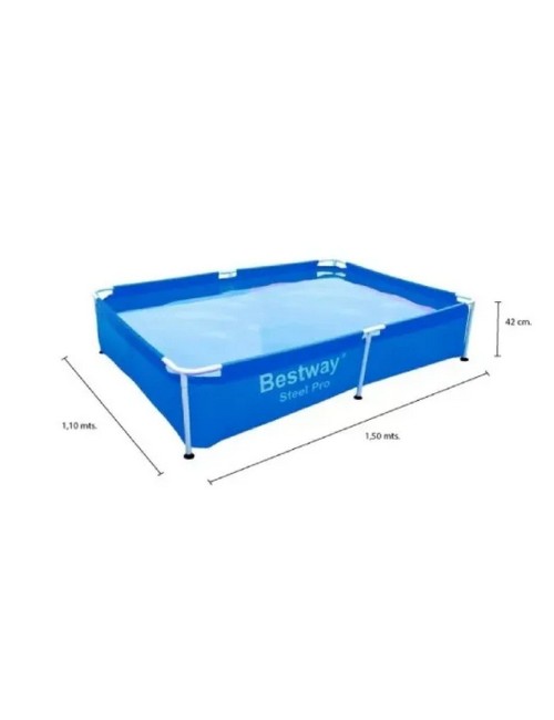 Pileta Estructural Bestway Steel Pro 10472 1.50m De Ancho