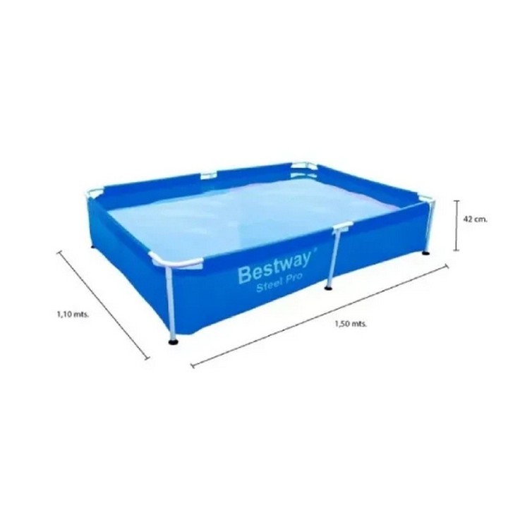 Pileta Estructural Bestway Steel Pro 10472 1.50m De Ancho